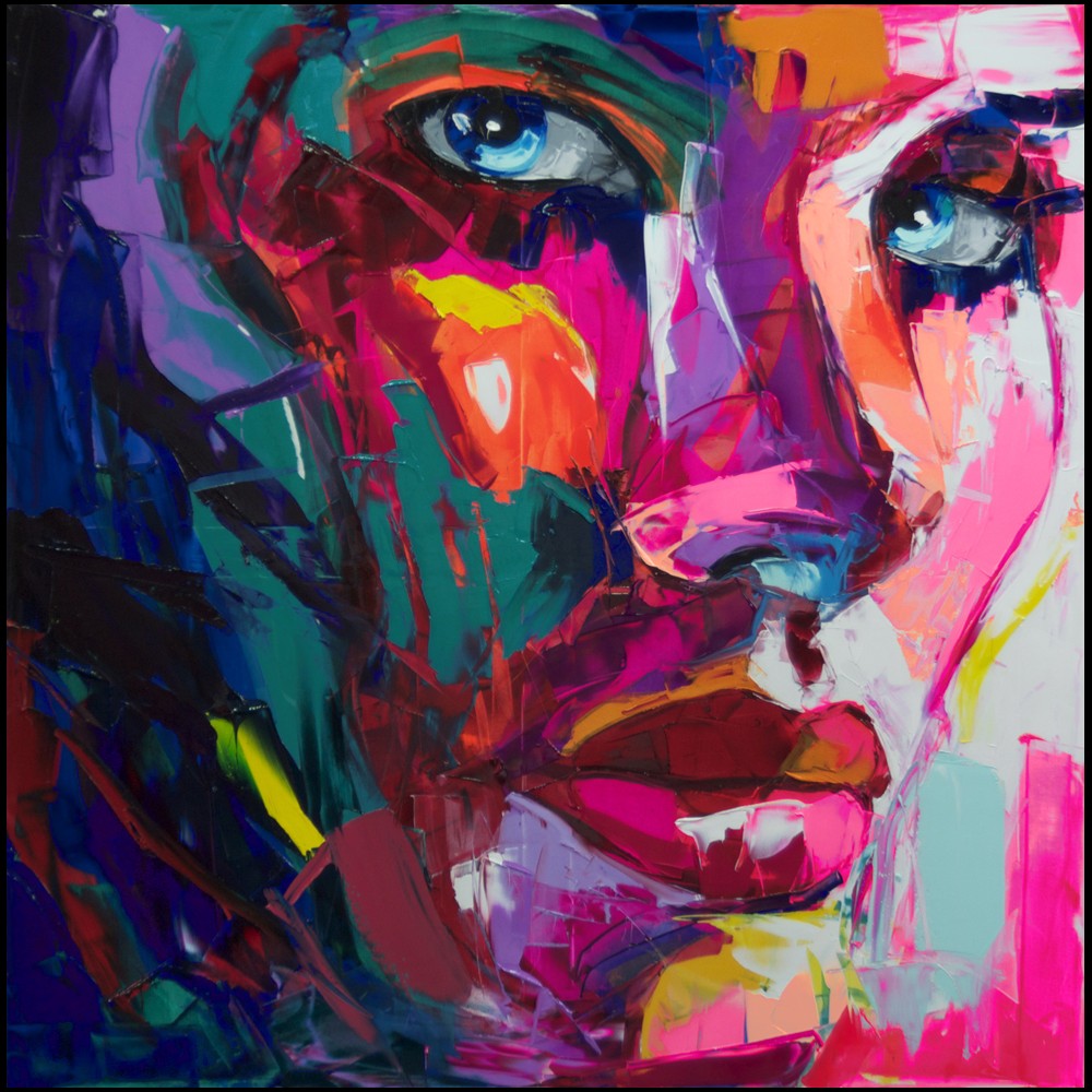 Francoise Nielly Portrait Palette Painting Expression Face139